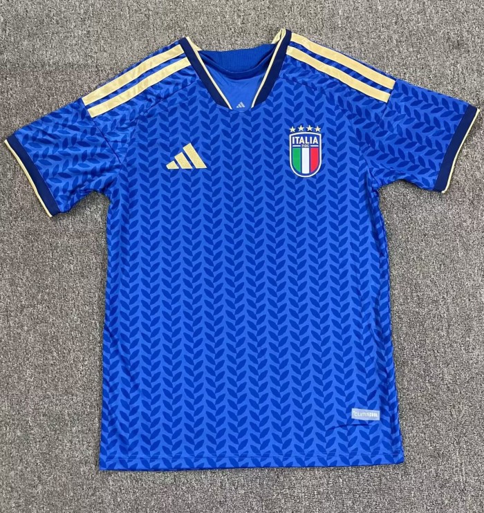 25-26 Italy Home Fans Soccer Jersey 1:1 Thai Quality