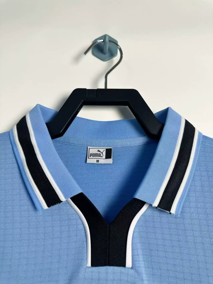 1998-1999 Lazio Home Long sleeves Retro Soccer Jersey