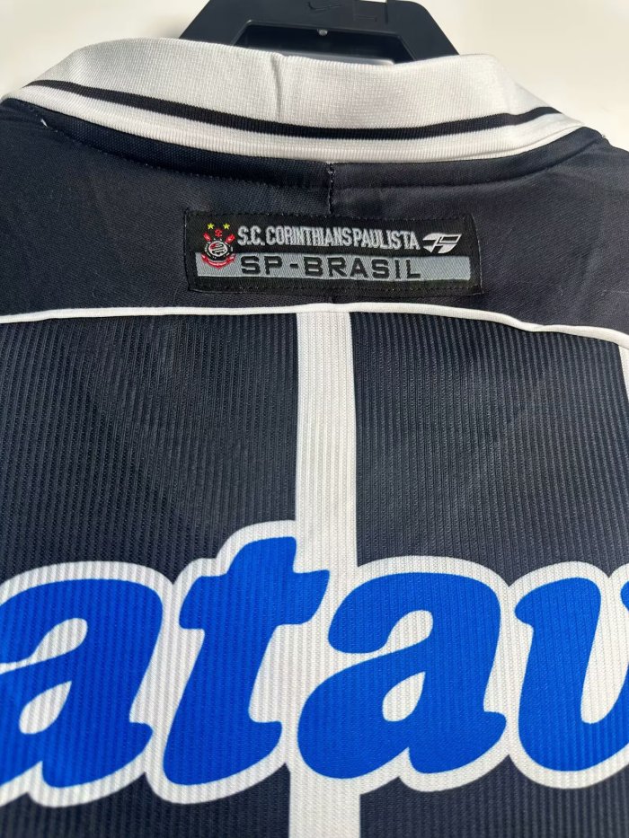 1999-2000 Corinthians Away Retro Soccer Jersey