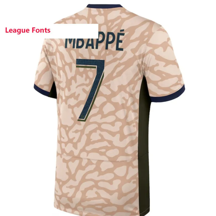 23-24 Paris Saint-Germain Fourth Fans Soccer Jersey