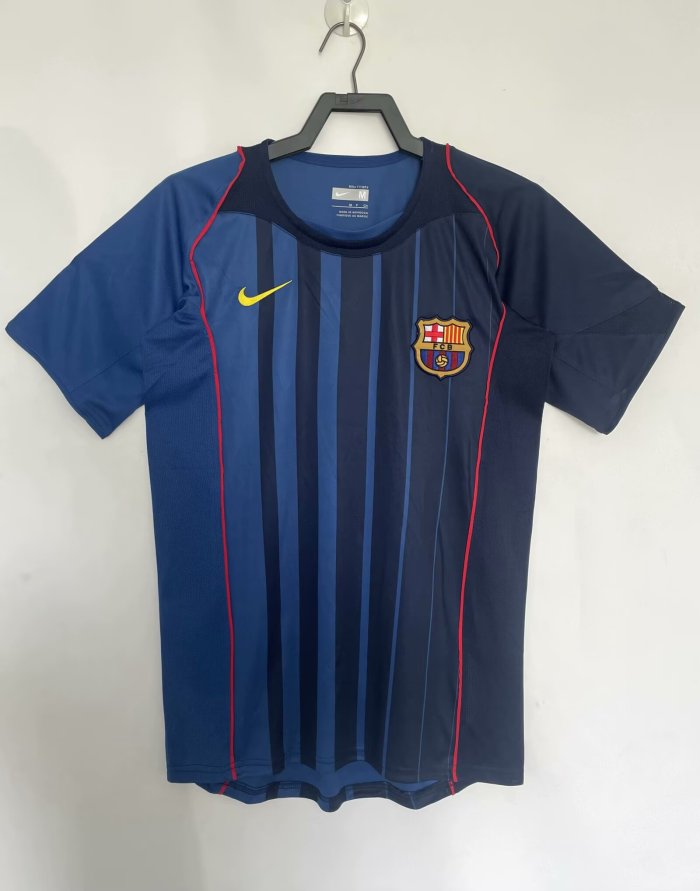 2004-2005 Barcelona Away Retro Soccer Jersey