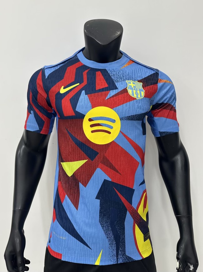 25-26 Barcelona Special Edition Player Version Pink Training Shirts