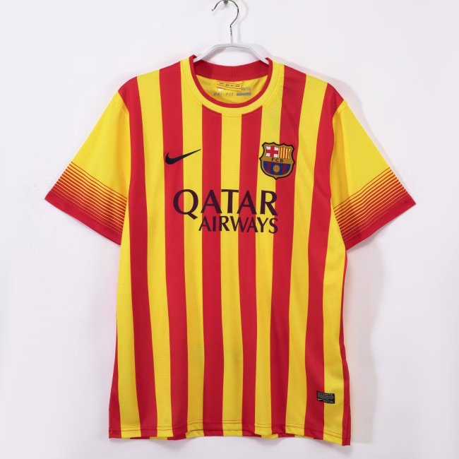 2013-2014 Barcelona Away Retro Soccer Jersey