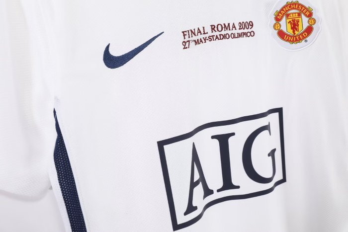 2008-2009 Manchester United Away Retro Soccer Jersey