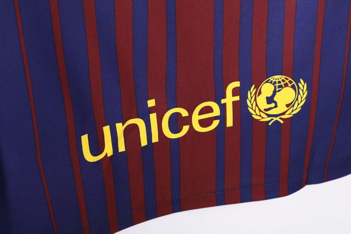 2017-2018 Barcelona Home Retro Soccer Jersey