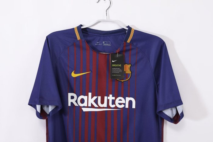 2017-2018 Barcelona Home Retro Soccer Jersey