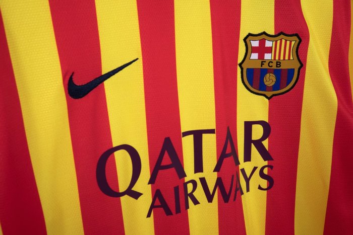 2013-2014 Barcelona Away Retro Soccer Jersey