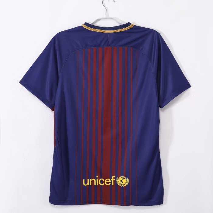 2017-2018 Barcelona Home Retro Soccer Jersey