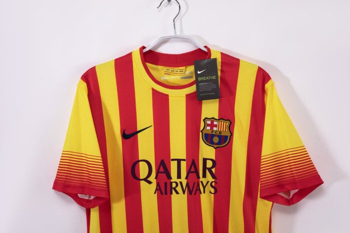 2013-2014 Barcelona Away Retro Soccer Jersey