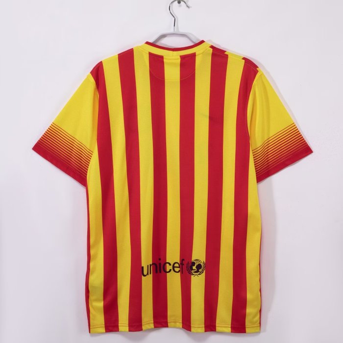 2013-2014 Barcelona Away Retro Soccer Jersey