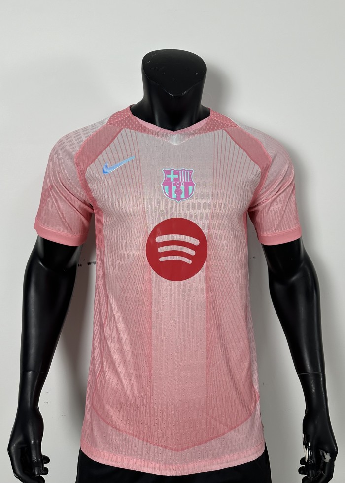 25-26 Barcelona Pink Special Edition Player Version Training Shirts 1:1 Thai Quality