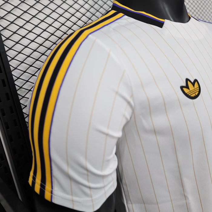 25-26 Manchester United White Purple Special Edition Player Version Training shirts 1:1 Thai Quality