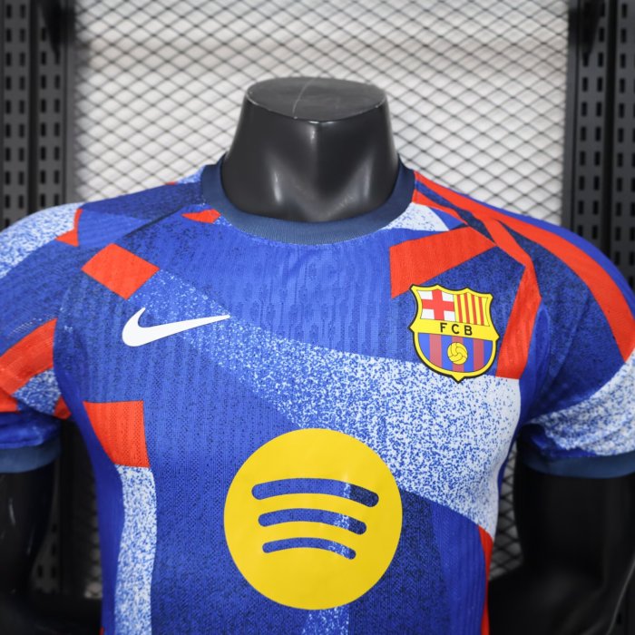 25-26 Barcelona Blue Special Edition Player Version Soccer Jersey 1:1 Thai Quality