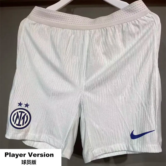 25-26 Inter Milan Away Player Version Shorts Pants (High Quality)(球员短裤)