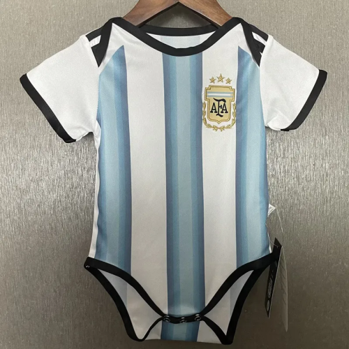 25-26 Argentina Home Baby Infant Crawl Suit 1:1 Thai Quality