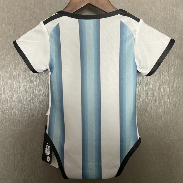 25-26 Argentina Home Baby Infant Crawl Suit 1:1 Thai Quality