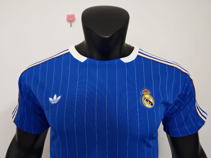 25-26 Real Madrid Blue Special Edition Player Version Training Shirts 1:1 Thai Quality