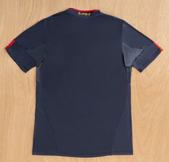 2010 Spain Away Royal Blue Retro Soccer Jersey