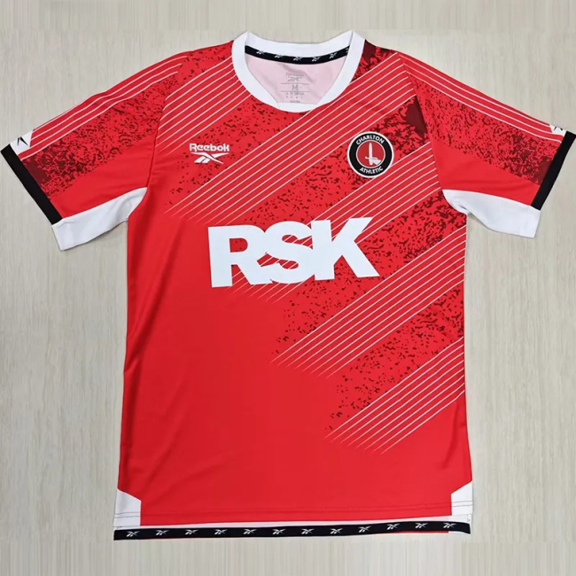 25-26 Charlton Athletic Home Fans Soccer Jersey 1:1 Thai Quality