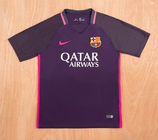 2016-2017 Barcelona Away Retro Soccer Jersey