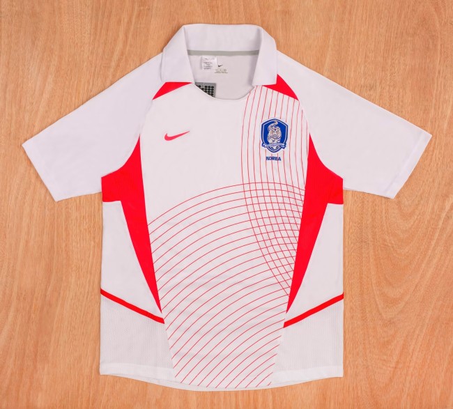 2002 Korea Away Retro Soccer Jersey
