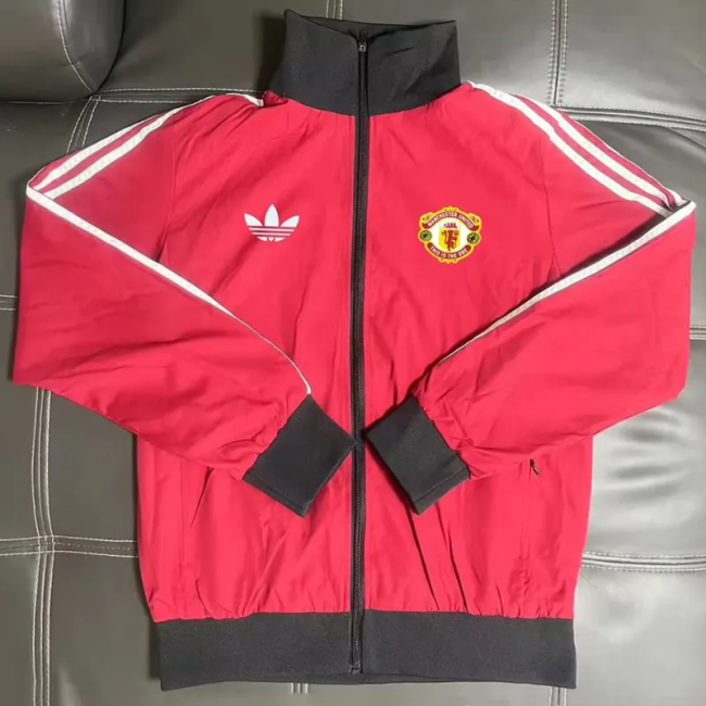 25-26 Manchester United Red Windbreaker