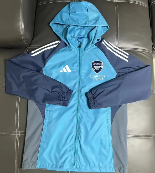 25-26 Arsenal Lake blue Windbreaker