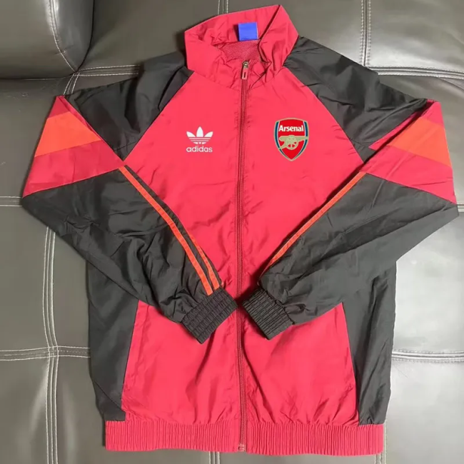 25-26 Arsenal Red black Windbreaker