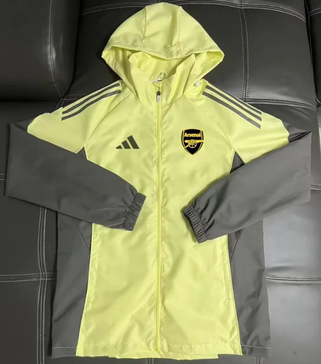 25-26 Arsenal Yellow Windbreaker