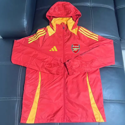 25-26 Arsenal Red Windbreaker
