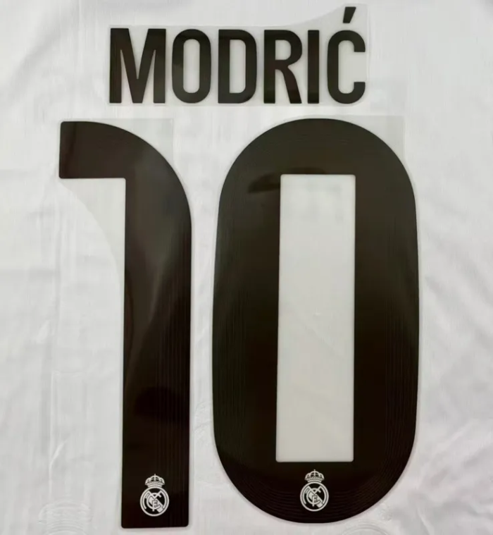 25-26 Real Madrid Home Long Sleeve Fans Version Soccer Jersey