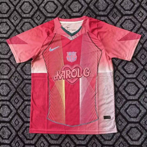 25-26 Barcelona Pink Special Edition Fans Training Shirts 1:1 Thai Quality