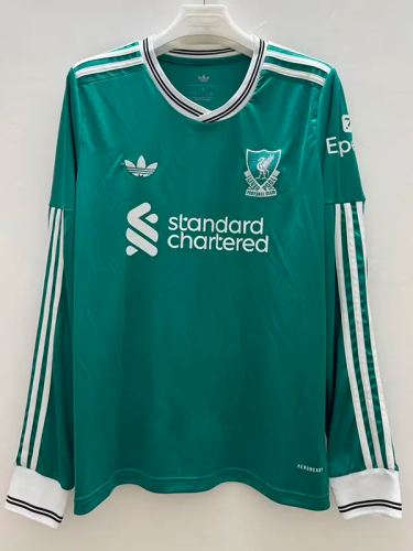25-26 Liverpool Third Long Sleeve Soccer Jersey 1:1 Thai Quality(长袖)