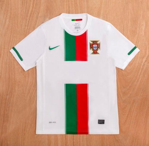 2010 Portugal Away Retro Soccer Jersey