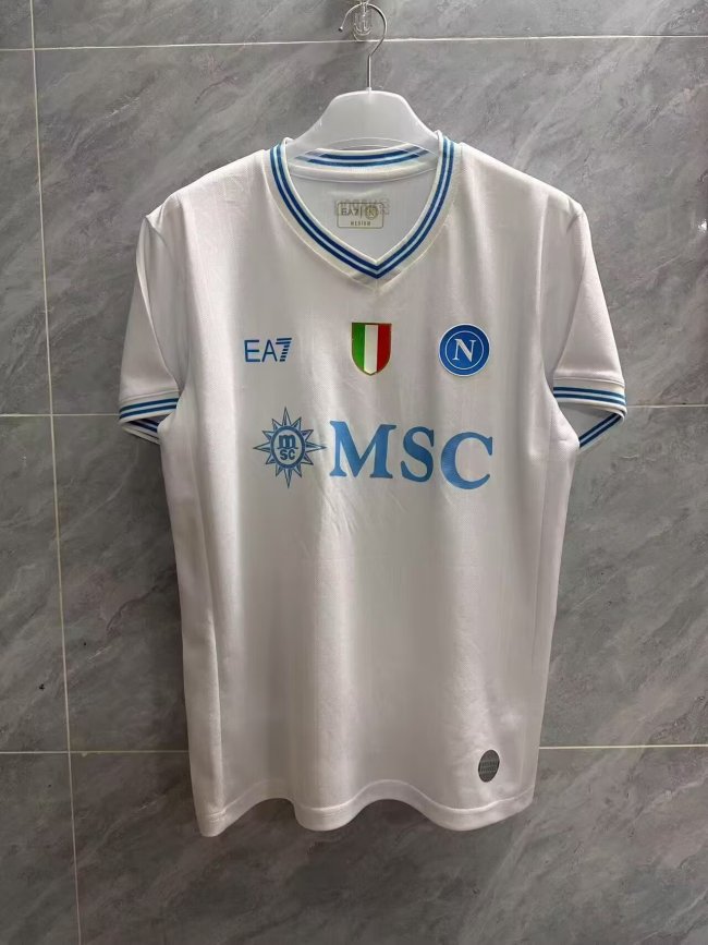 25-26 Napoli Champions League Away Fans Version Jersey