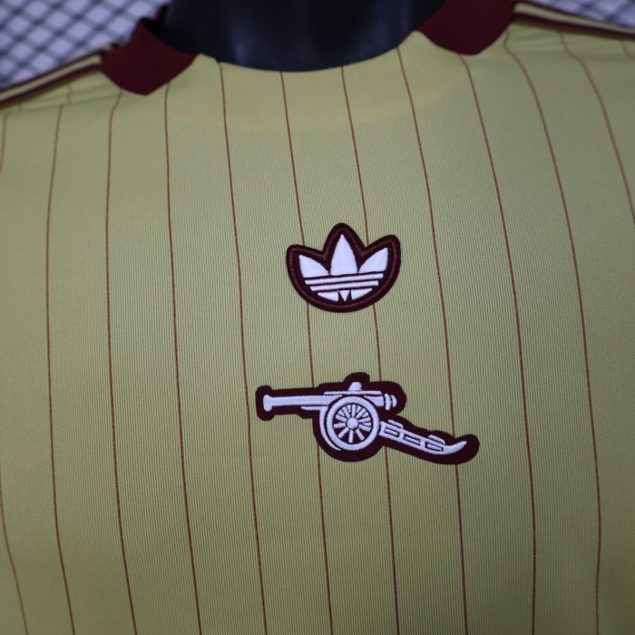 25-26 Arsenal Yellow Casual Special Edition Player Version Soccer Jersey 1:1 Thai Quality