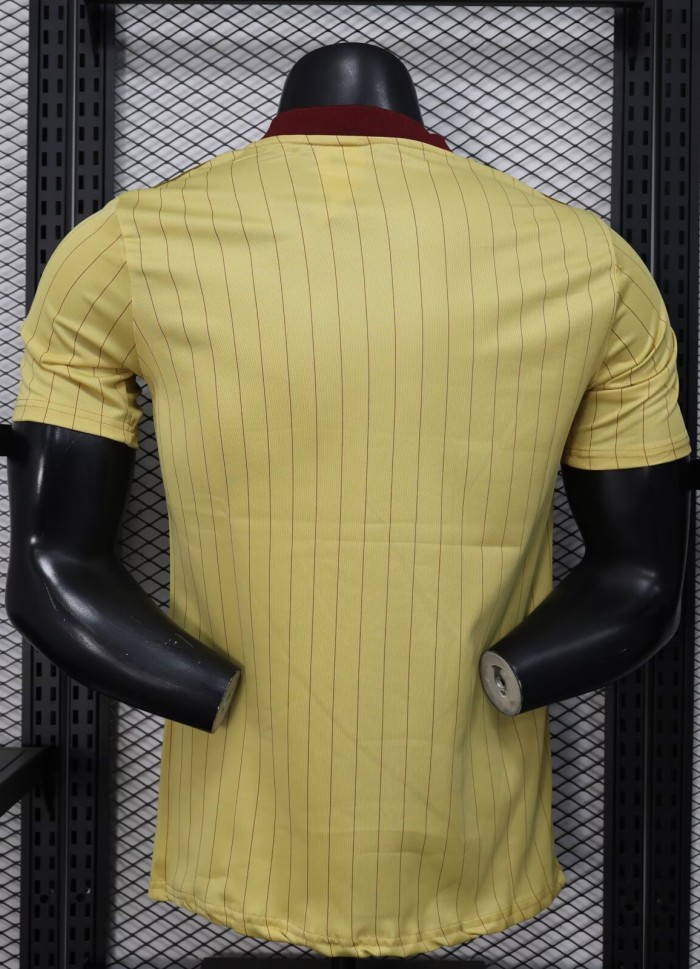 25-26 Arsenal Yellow Casual Special Edition Player Version Soccer Jersey 1:1 Thai Quality