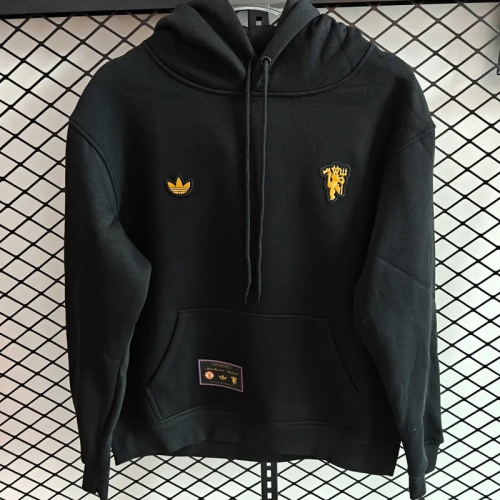 25-26 Manchester United Black Hoody 黑色(加绒)