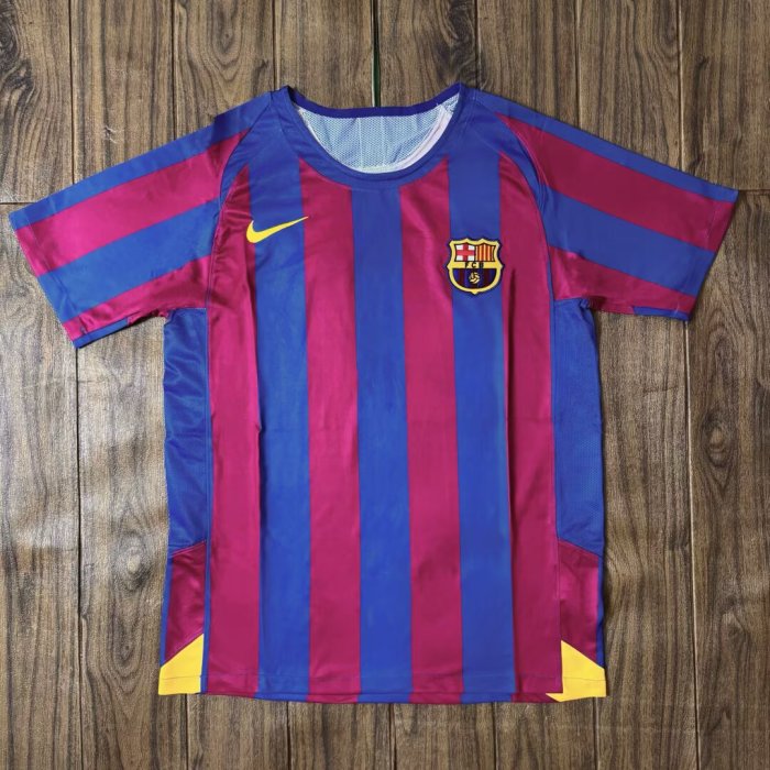 2005-2006 Barcelona Home Retro Soccer Jersey