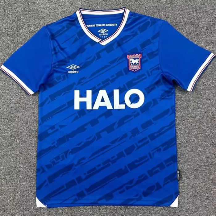 25-26 Ipswich Home Fans Soccer Jersey 1:1 Thai Quality