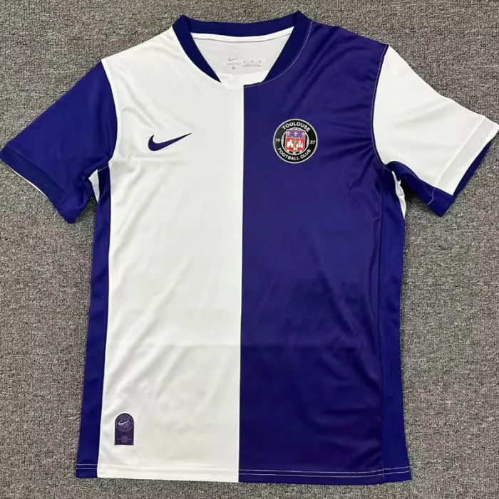 25-26 Toulouse Home Fans Soccer Jersey 1:1 Thai Quality