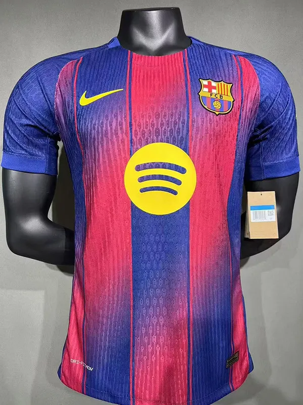 25-26 Barcelona Home Lamine Yamal #10 Kopa Trophy Player Version Soccer Jersey 1:1 Thai Quality