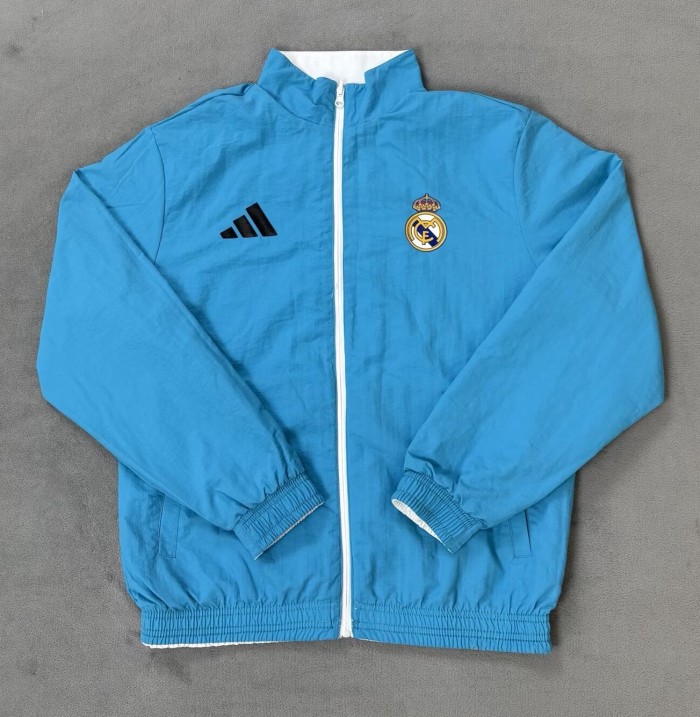 2025 Real Madrid Double Sided Windbreaker