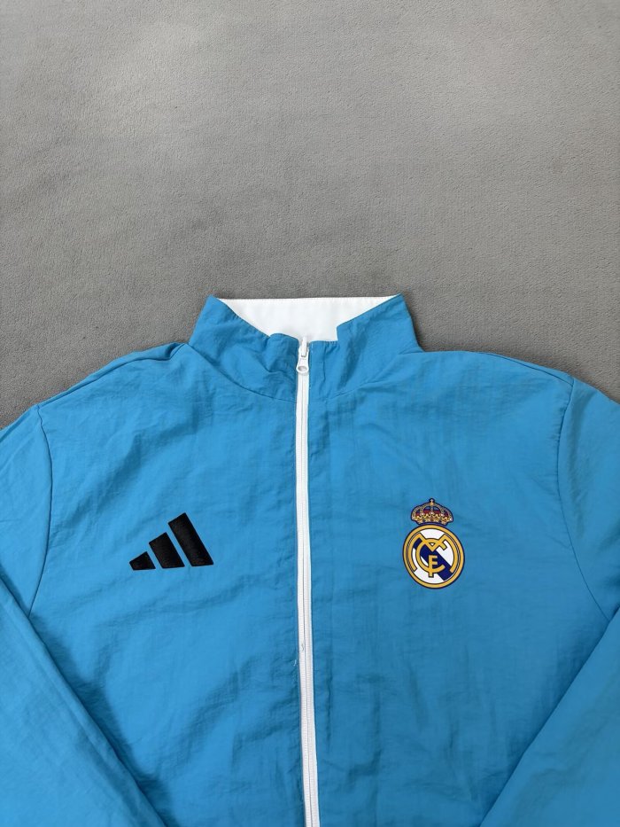 2025 Real Madrid Double Sided Windbreaker