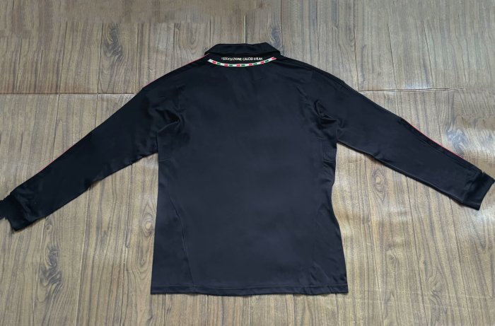 2011-2012 AC Milan Away Long sleeves Retro Soccer Jersey