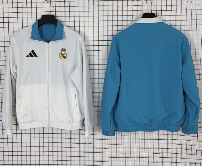 2025 Real Madrid Double Sided Windbreaker