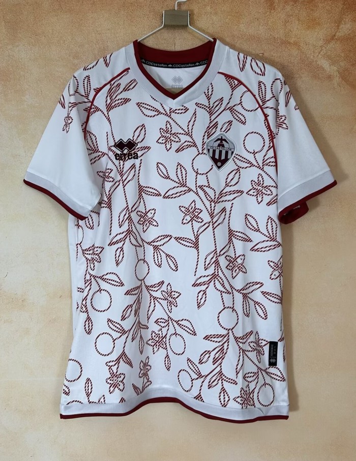 25-26 CD Castellon Away Fans Soccer Jersey 1:1 Thai Quality