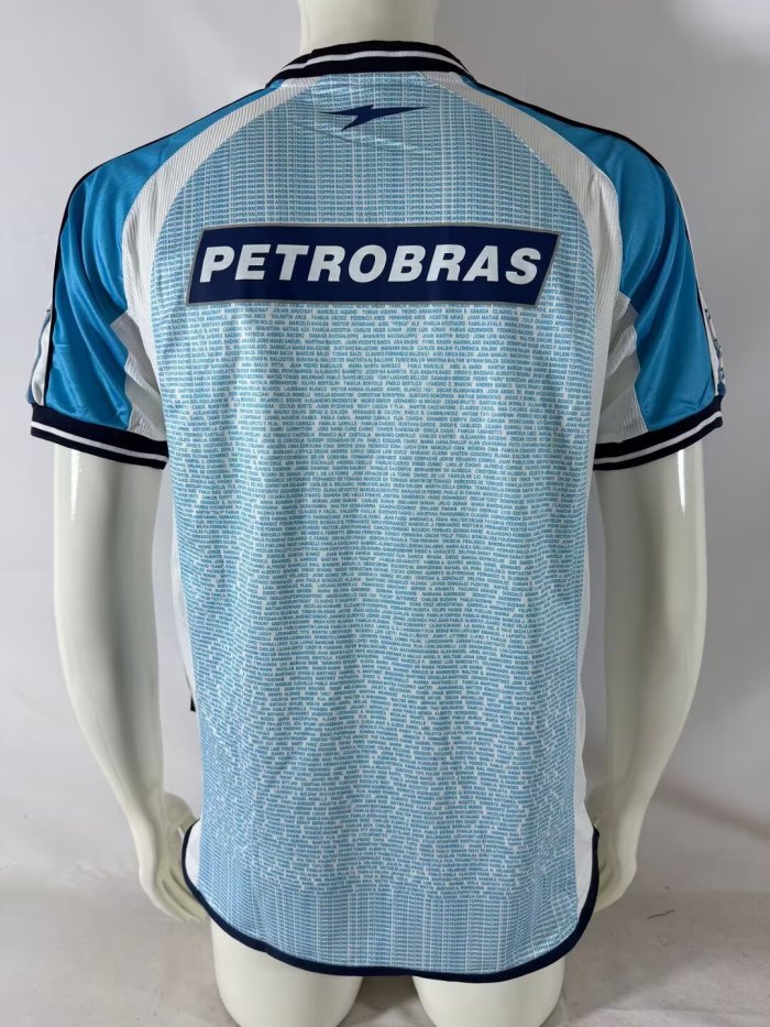 2003-2004 Racing Club Retro Soccer Jersey