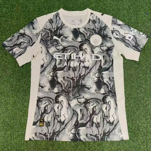 25-26 Manchester City Special Edition Fans Soccer Jersey (马年) 1:1 Thai Quality