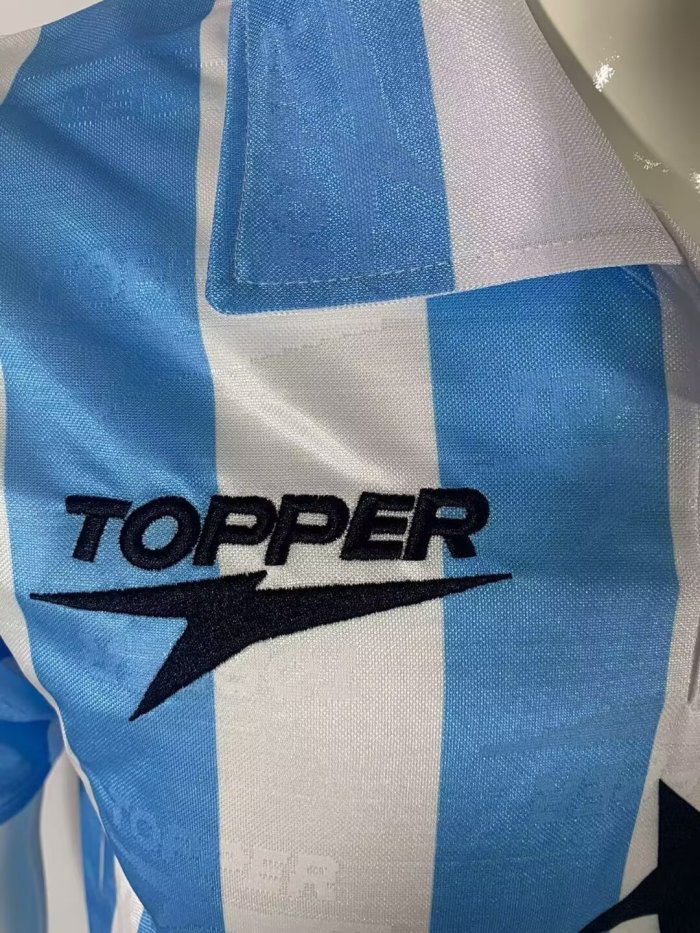 1997-1998 Racing Club Home Retro Soccer Jersey